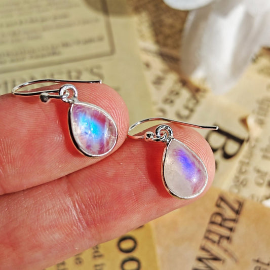 Pendientes 'Aurora' Piedra de Luna S925