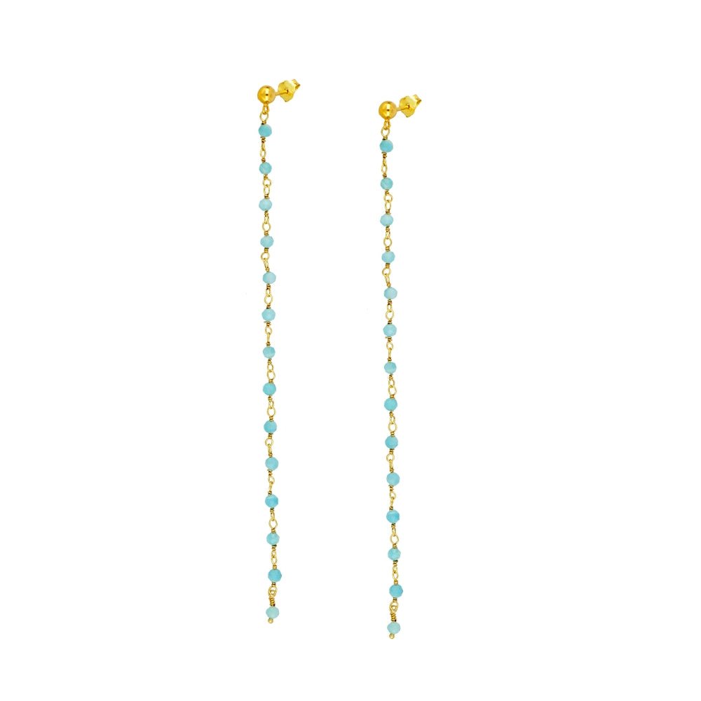 Pendientes Lily - Amazonita