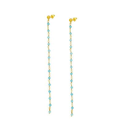 Pendientes Lily - Amazonita