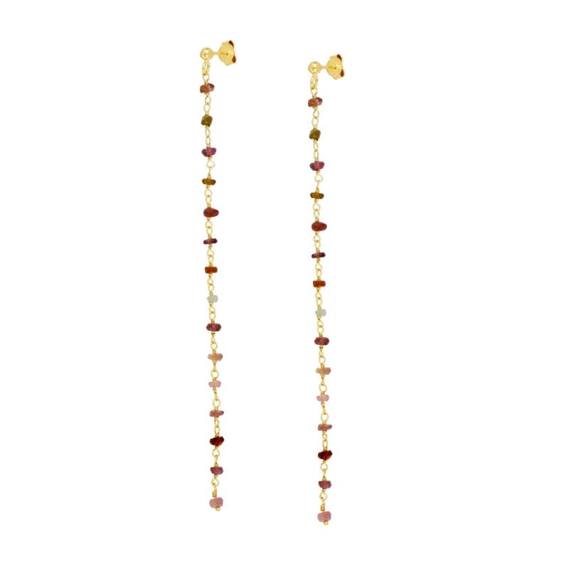 Pendientes Lily - Turmalina Multicolor