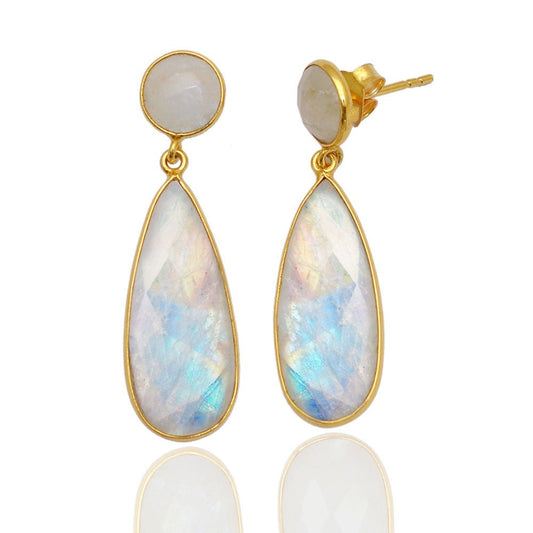 Pendientes 'Nüwa' - Piedra de Luna