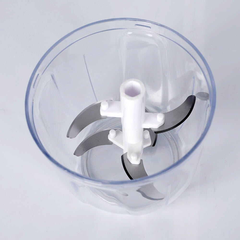 Picadora manual Mini Chef de innovagizmo, 900ml, diseño compacto y fácil de usar para preparar alimentos en la cocina.