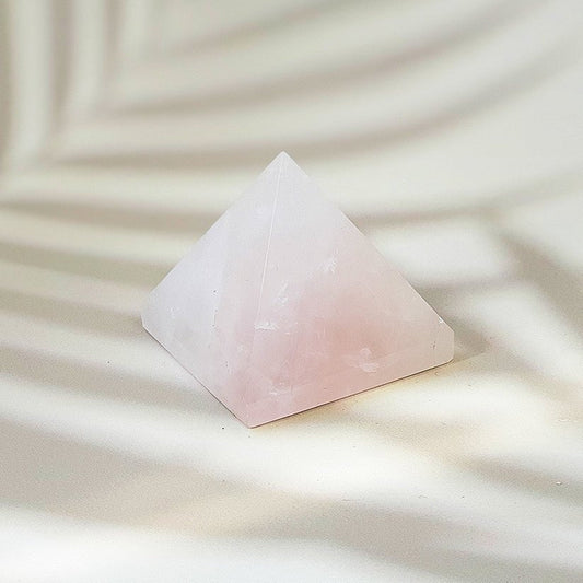 Pirámide de Cuarzo Rosa - Sensaido