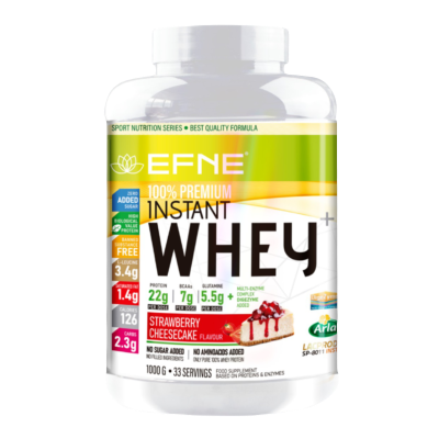 Proteína Whey Cheesecake EFNE – Sabor cremoso y puro