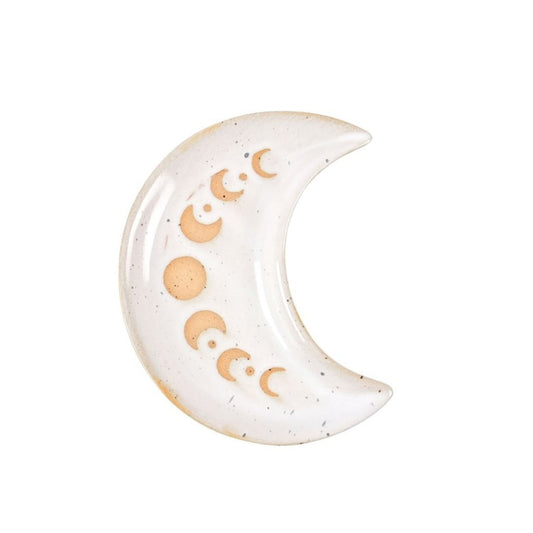 Plato cerámico Luna con Fases Lunares - Sensaido