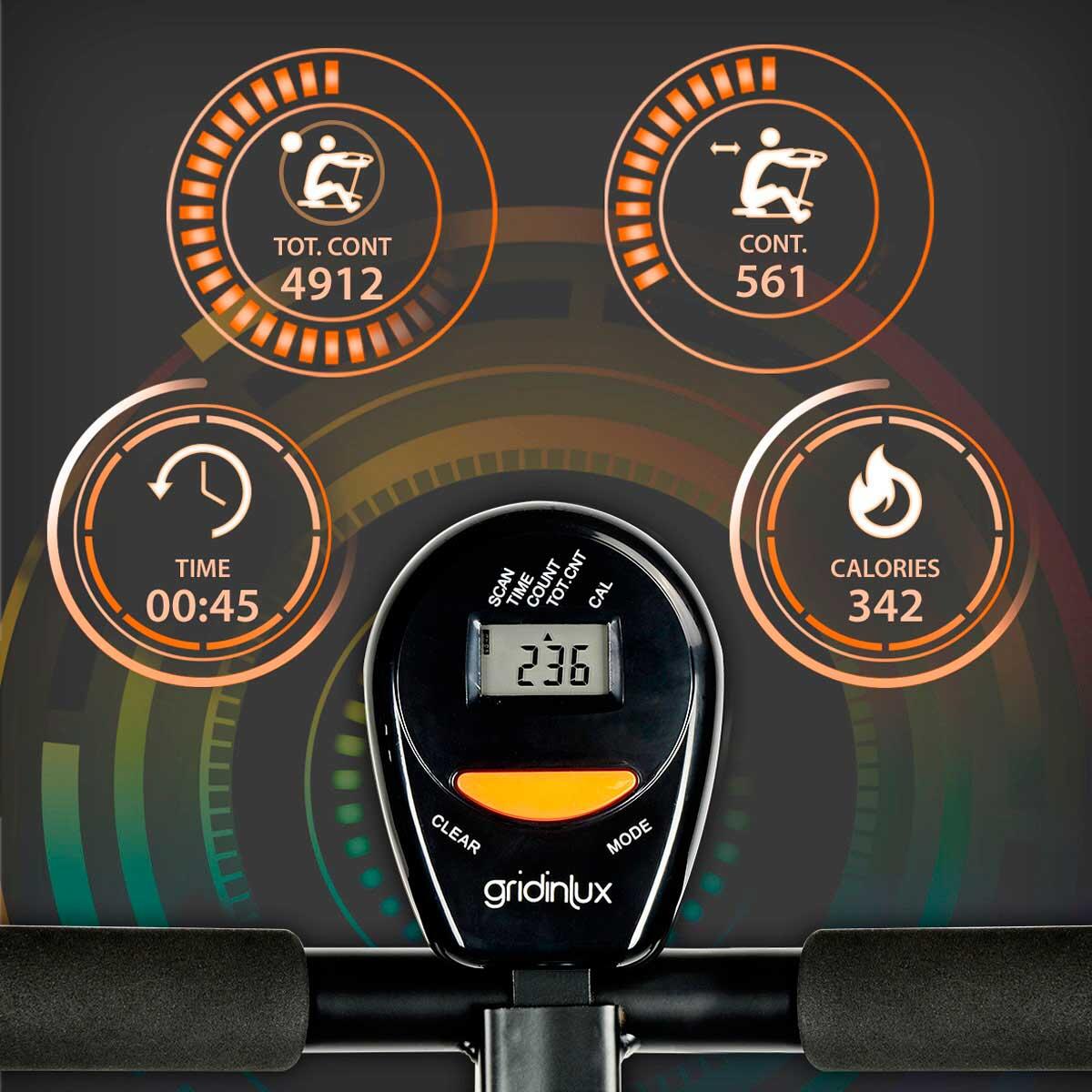 Máquina Ejercicios Multifunción Trainer M-Potrex Registro Actividad Gridinlux