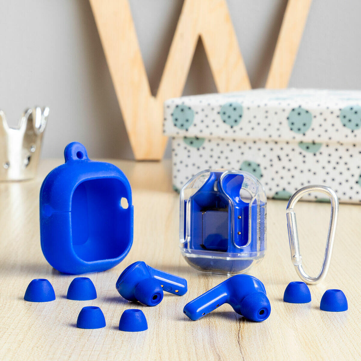 Auriculares Inalámbricos con Estuche de Carga Blue