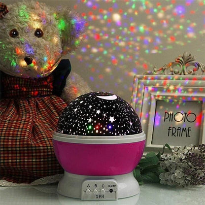 Proyector Giratorio de Estrellas y Luna