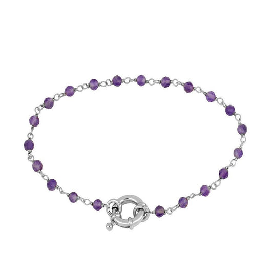 Pulsera 'Beatrice' - Amatista