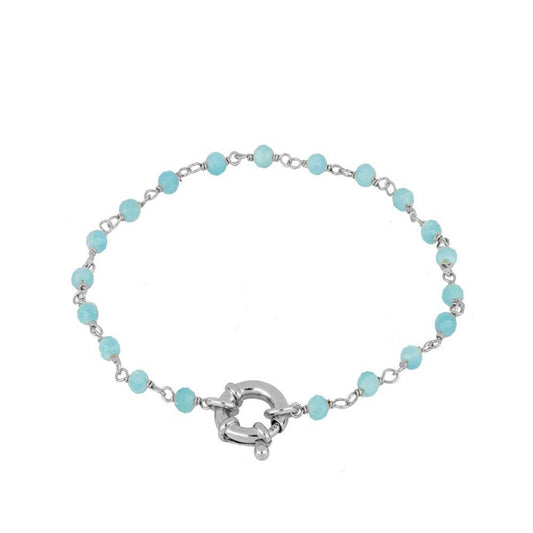 Pulsera 'Beatrice' - Amazonita