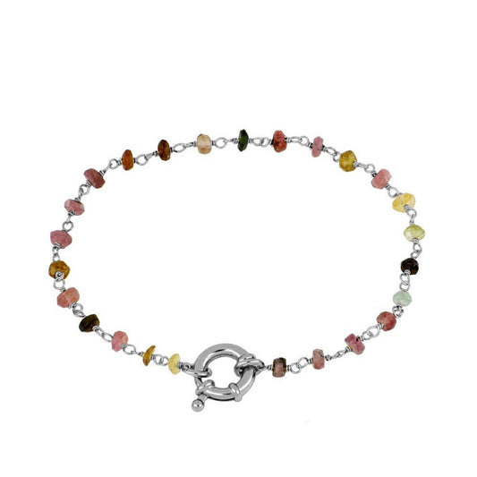 Pulsera 'Beatrice' - Turmalina Multicolor