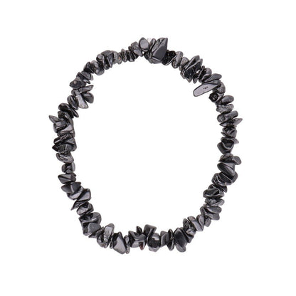 Pulsera Chip de Turmalina Negra