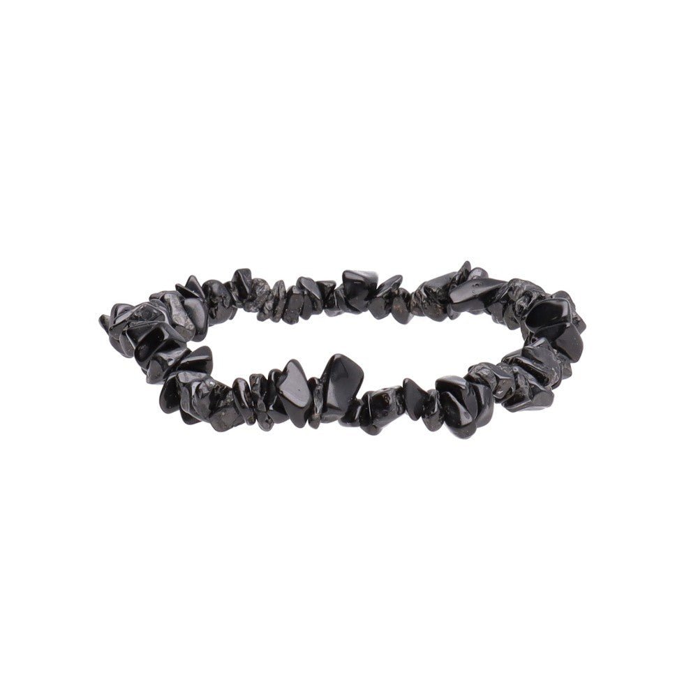 Pulsera Chip de Turmalina Negra