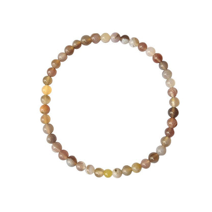 Pulsera de Ágata Botswana Bola Lisa