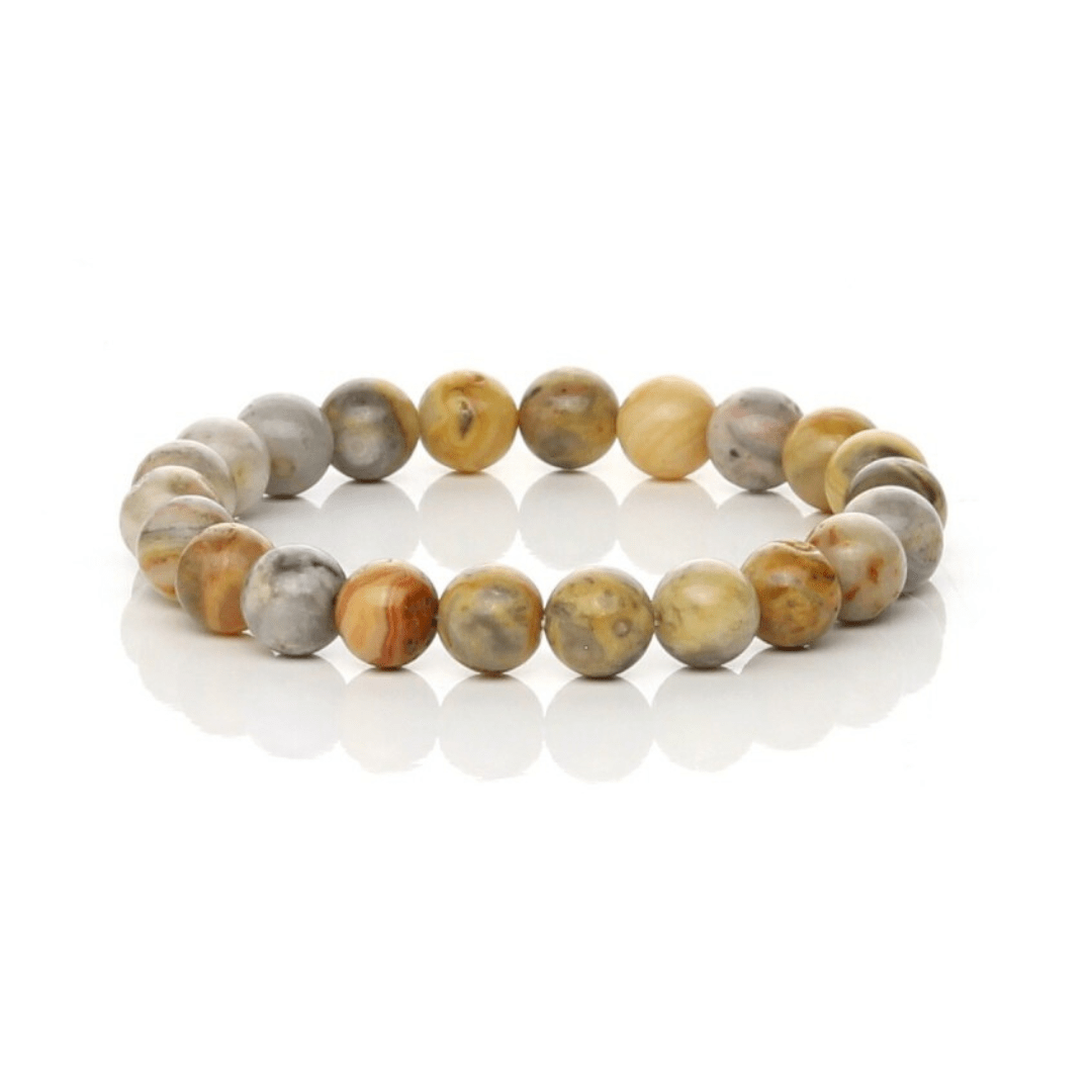 Pulsera de Ágata Locura - Bola lisa