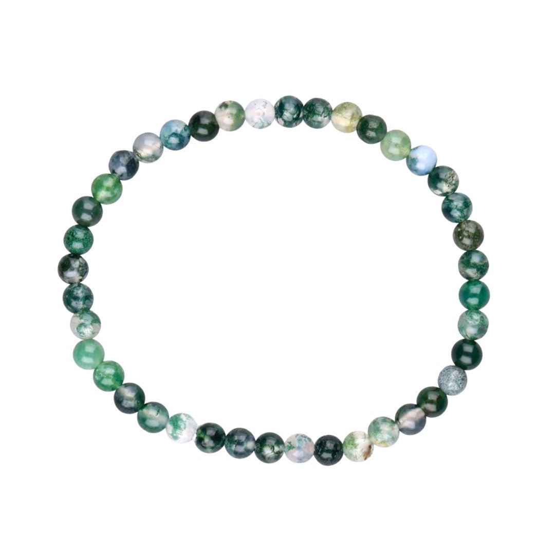Pulsera de Ágata Musgo
