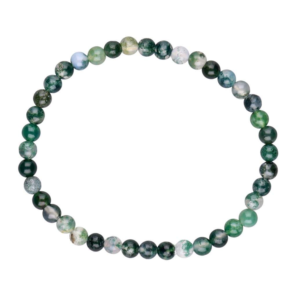 Pulsera de Ágata Musgo