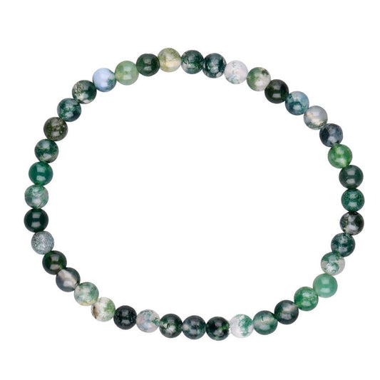 Pulsera de Ágata Musgo