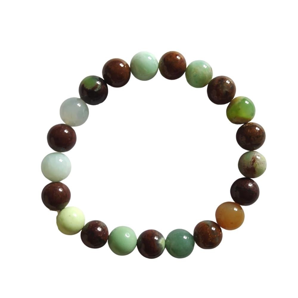 Pulsera de Bolas de Crisoprasa - Sensaido