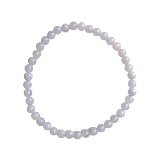Pulsera de Calcedonia Azul