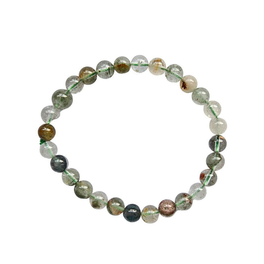 Pulsera de Cuarzo Chamánico bola lisa