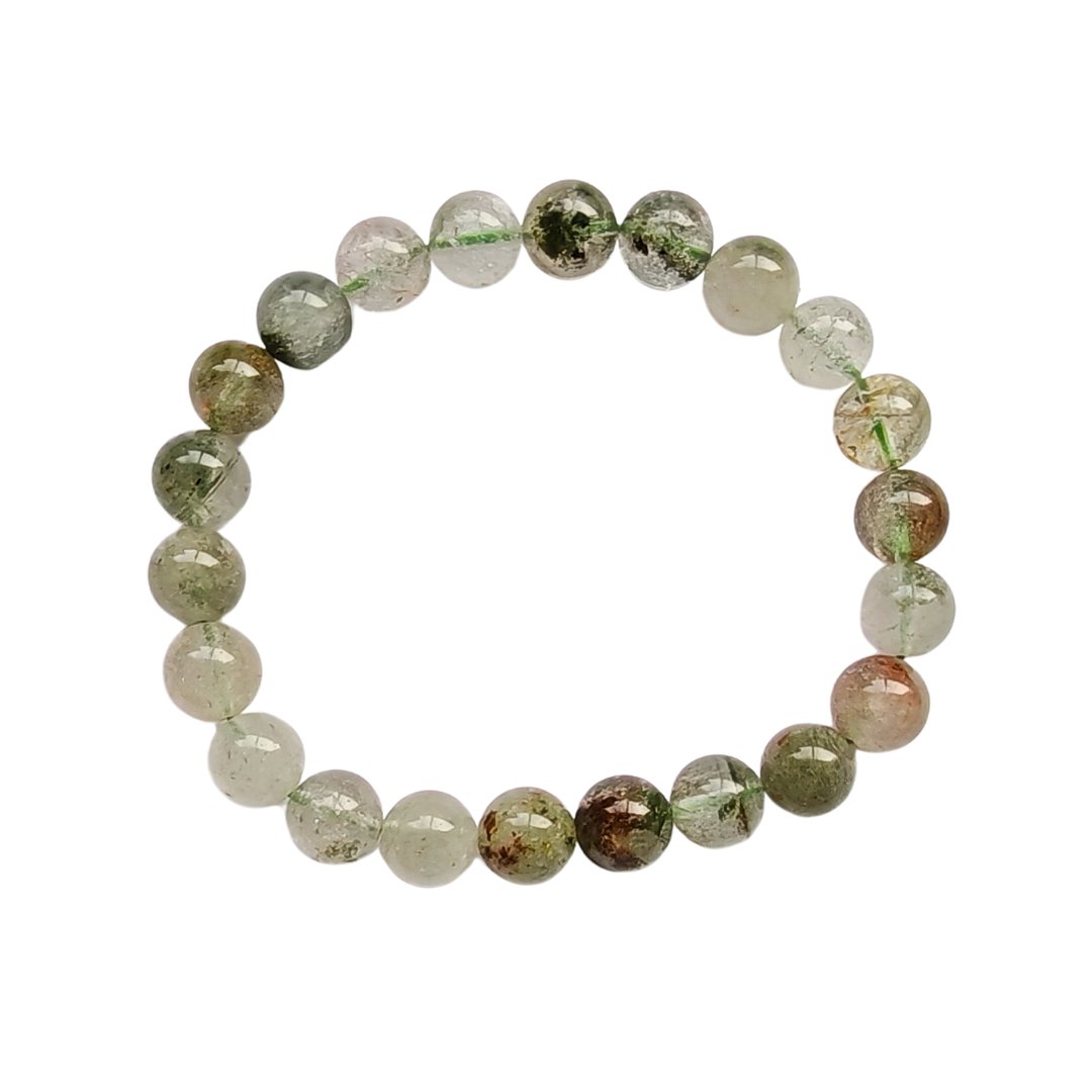 Pulsera de Cuarzo Chamánico bola lisa