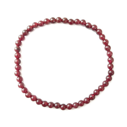 Pulsera de Granate Bola Lisa