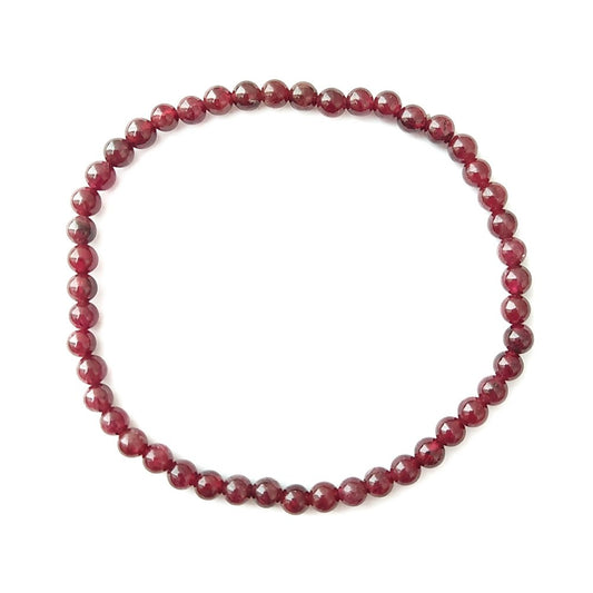 Pulsera de Granate Bola Lisa