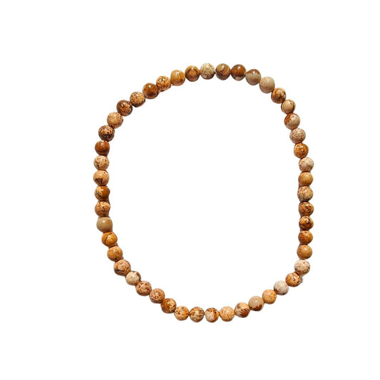 Pulsera de Jaspe Paisaje Bola Lisa