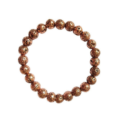 Pulsera de Lava baño Cobre - Sensaido