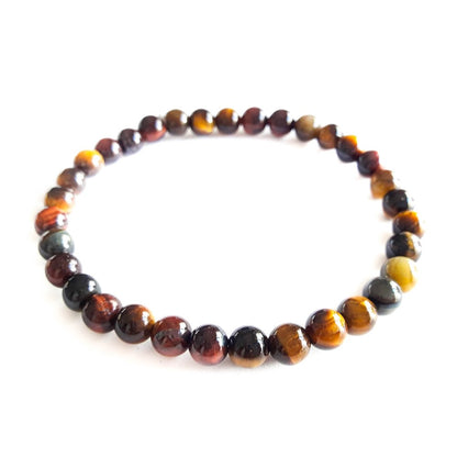 Pulsera de Ojo Tigre, Halcón y Buey