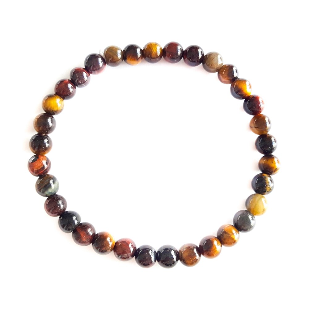 Pulsera de Ojo Tigre, Halcón y Buey