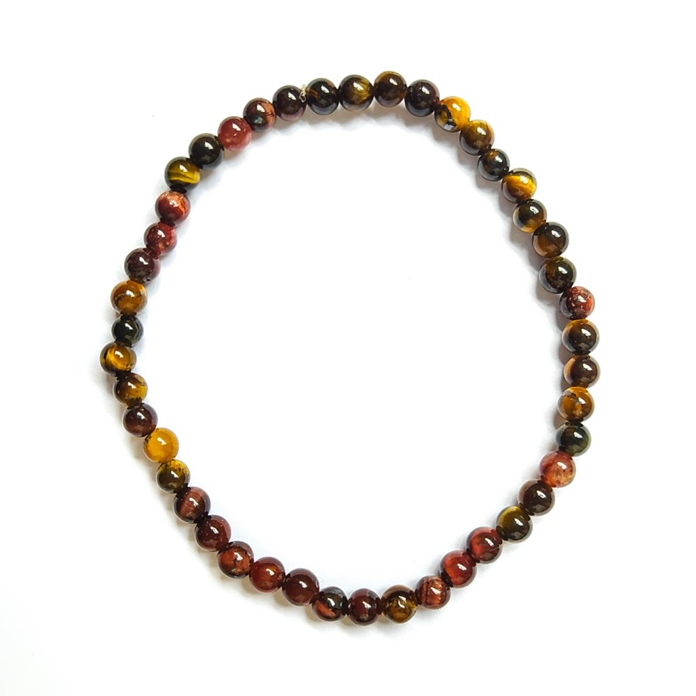 Pulsera de Ojo Tigre, Halcón y Buey