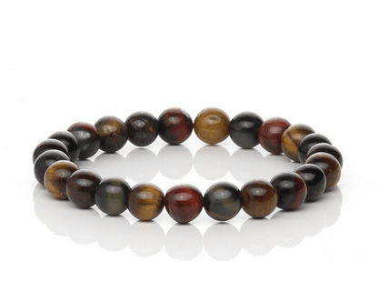 Pulsera de Ojo Tigre, Halcón y Buey