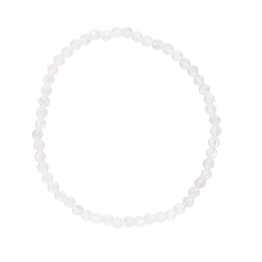 Pulsera de Piedra de Luna Facetada