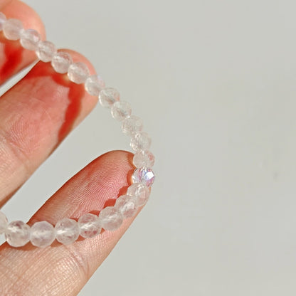 Pulsera de Piedra de Luna Facetada
