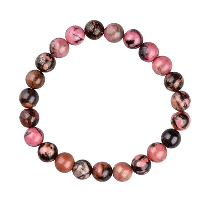 Pulsera de Rodonita Bola Lisa