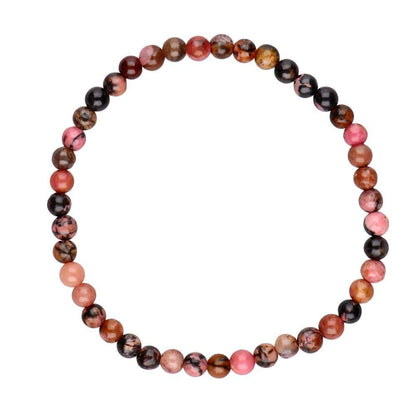 Pulsera de Rodonita Bola Lisa