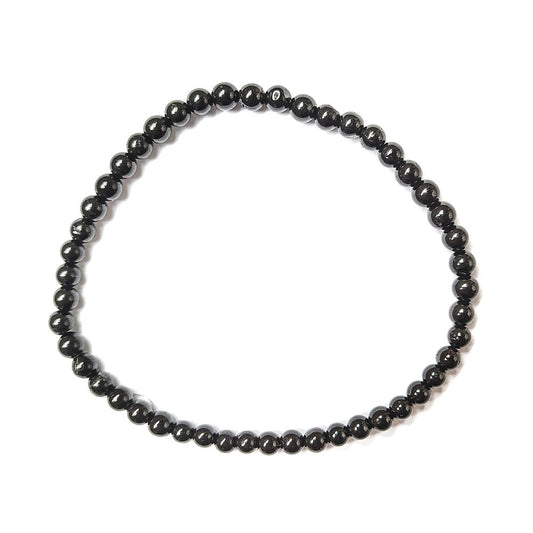 Pulsera de Turmalina Negra Bola Lisa