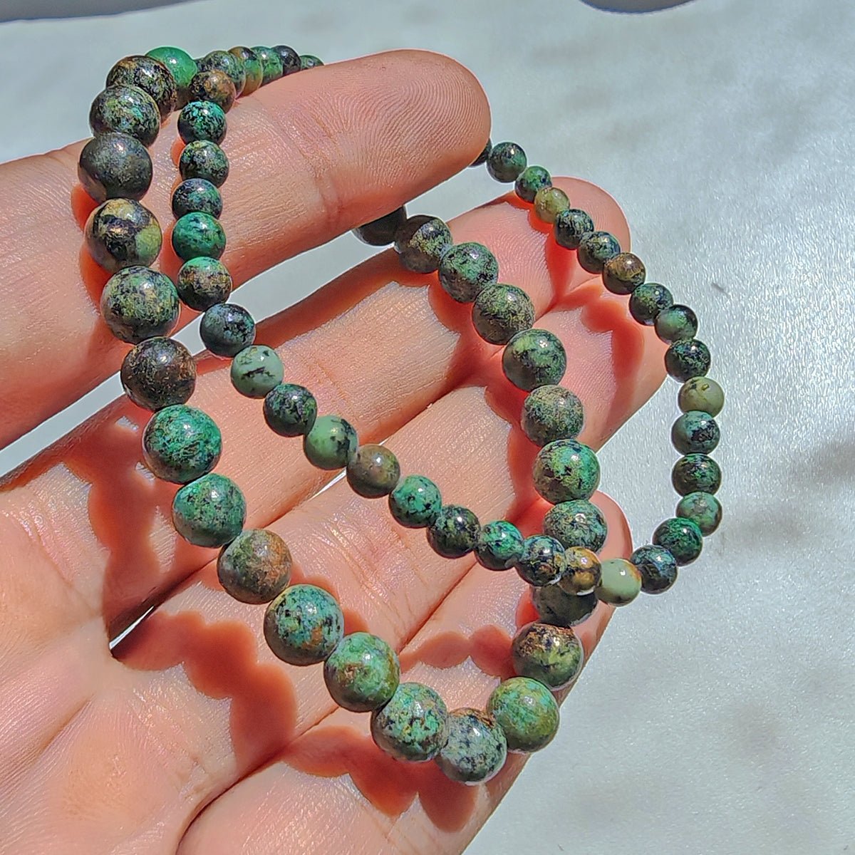 Pulsera de Turquesa Africana