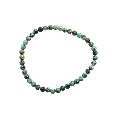 Pulsera de Turquesa Africana Facetada
