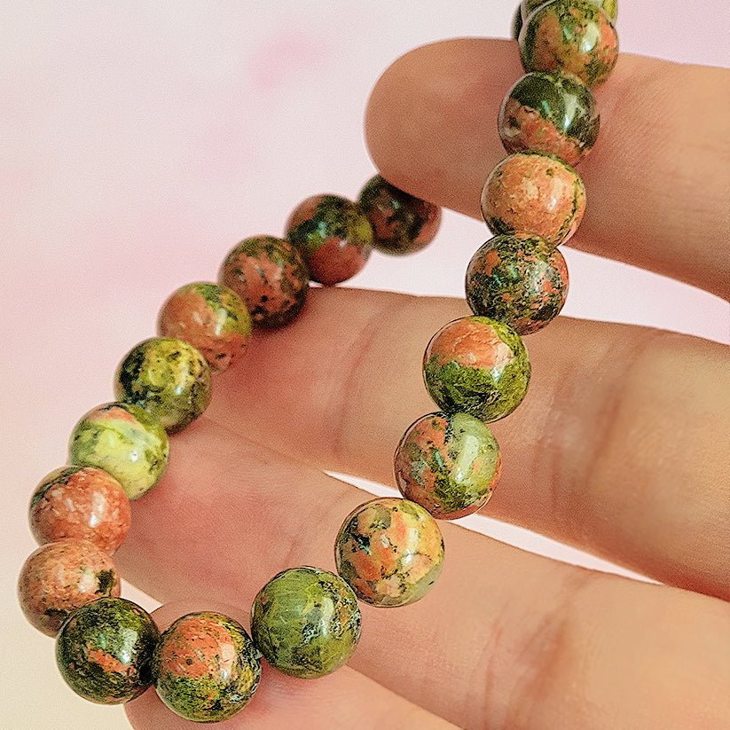 Pulsera de Unakita Bola Lisa