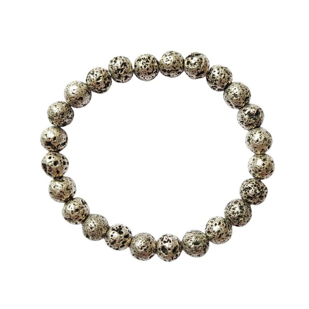 Pulsera Lava baño de Plata - Sensaido