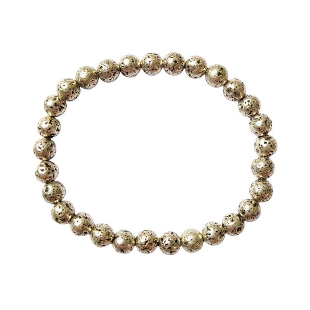 Pulsera Lava baño de Plata - Sensaido