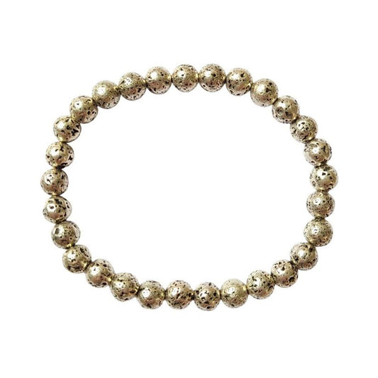 Pulsera Lava baño de Plata - Sensaido