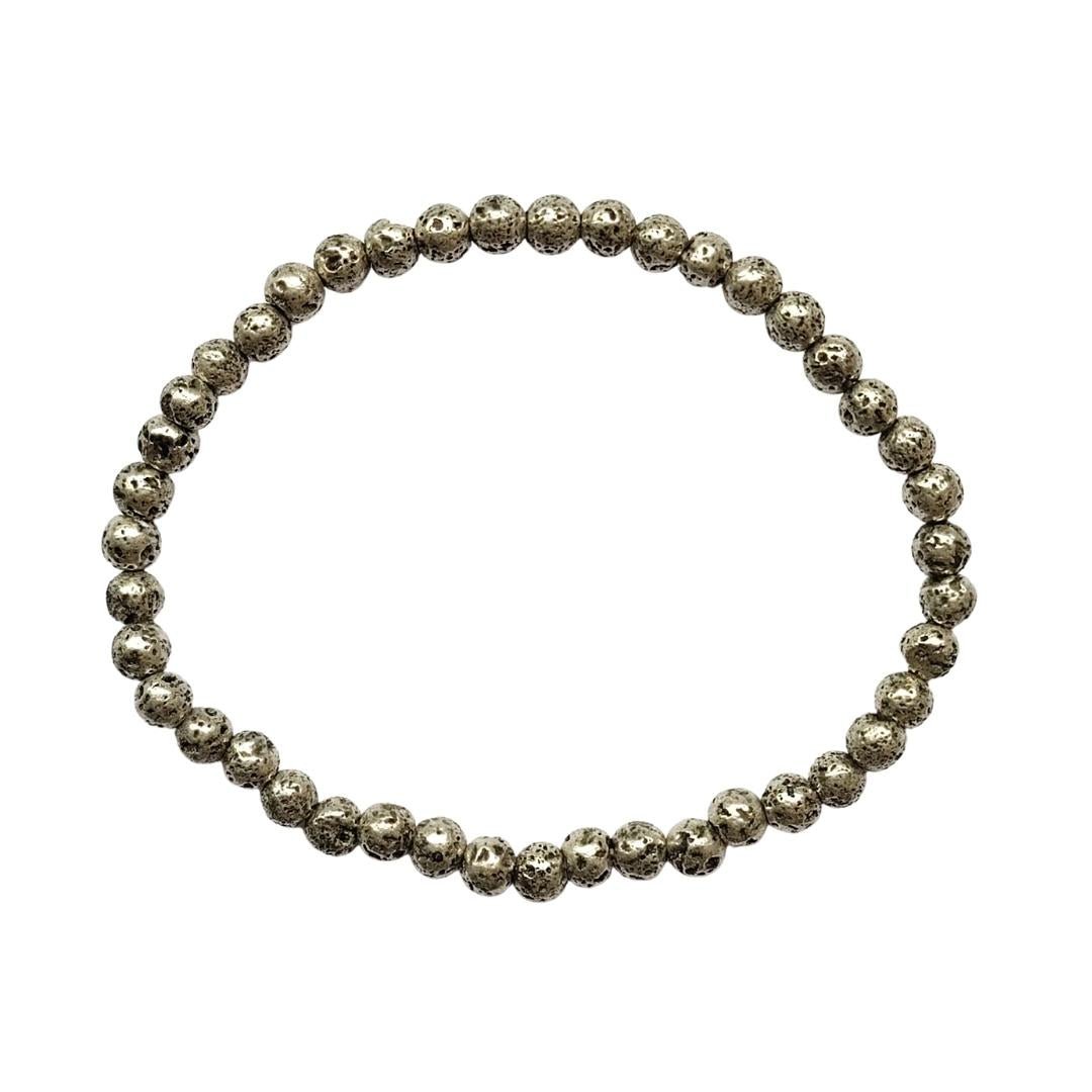 Pulsera Lava baño de Plata - Sensaido