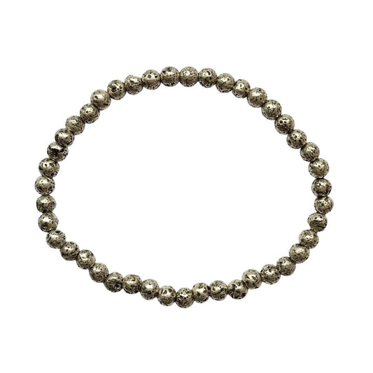 Pulsera Lava baño de Plata - Sensaido