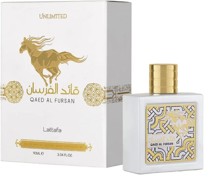 Qaed Al Fursan Unlimited 90 ml Eau de Parfum de Lattafa White Edition Parfum Unisex
