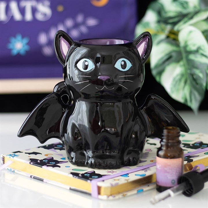 Quemador 'Bat Cat' - Aceites y Wax Melts - Sensaido