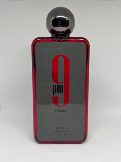 Afnan - 9PM REBEL - 100ml - Eau de Parfum - Unisex - Amantes de la ,madera y cedro y vainilla